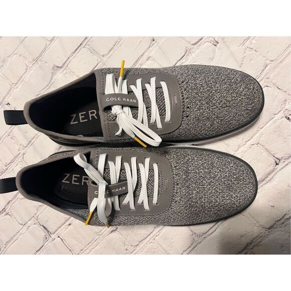 Cole Haan Men's Size 11 ZeroGrand Stitch Lite Sneaker Gray Tweed Casual Shoe - Picture 6 of 16